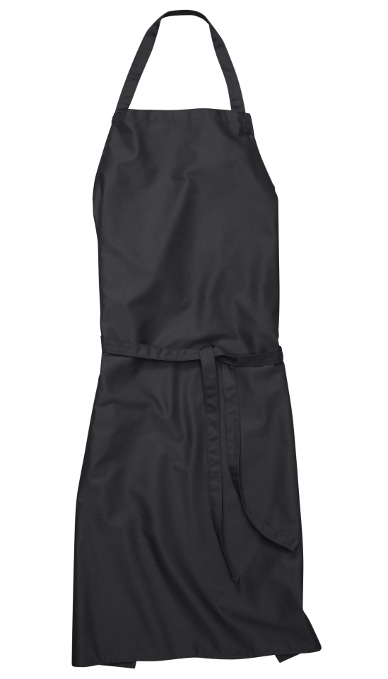 Latzschürze Verona GreeNature 90 x 75 cm - raven