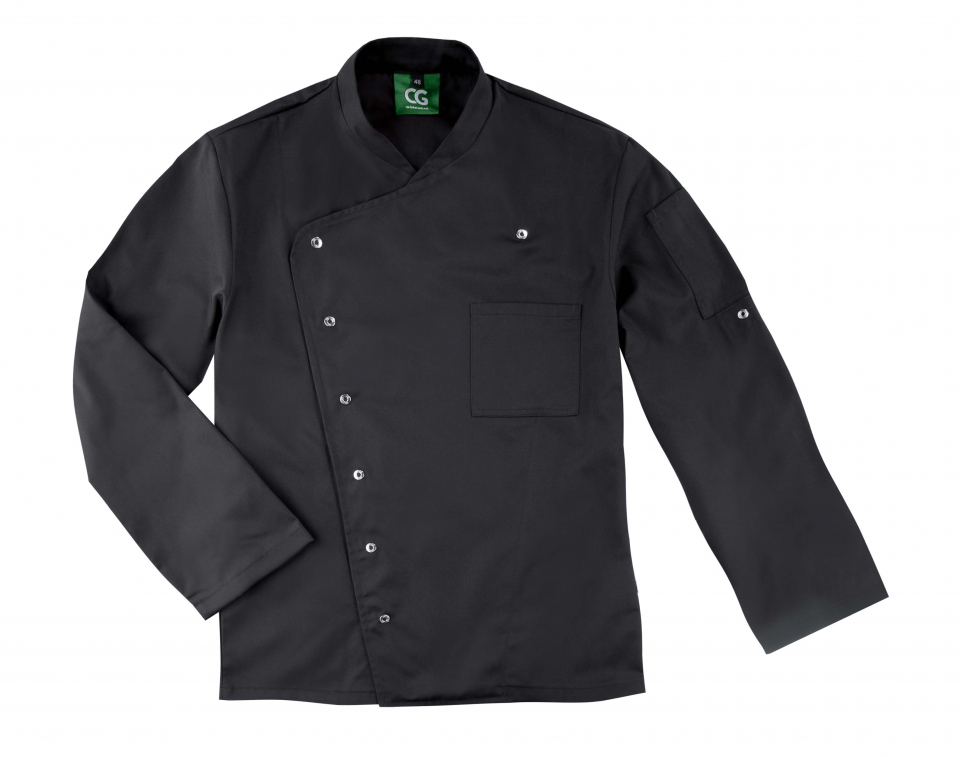 Kochjacke Turin Man GreeNature - schwarz
