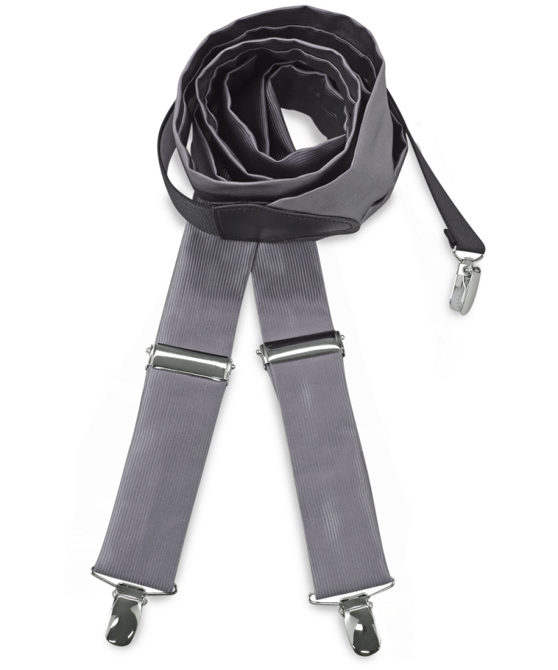 Hosenträger Moricone - grau