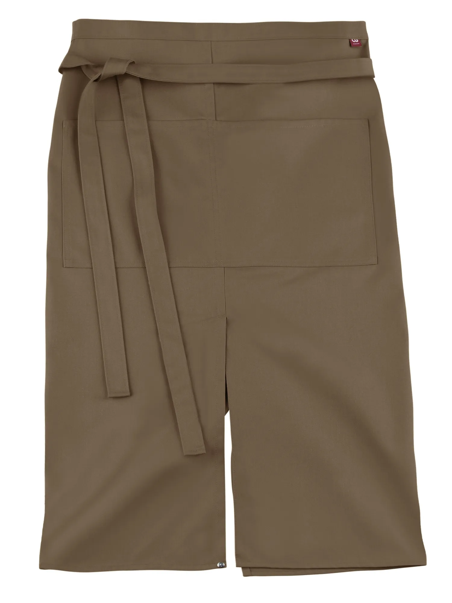 Milano Classic Bag 80 x 100 - Schlitzschürze - taupe