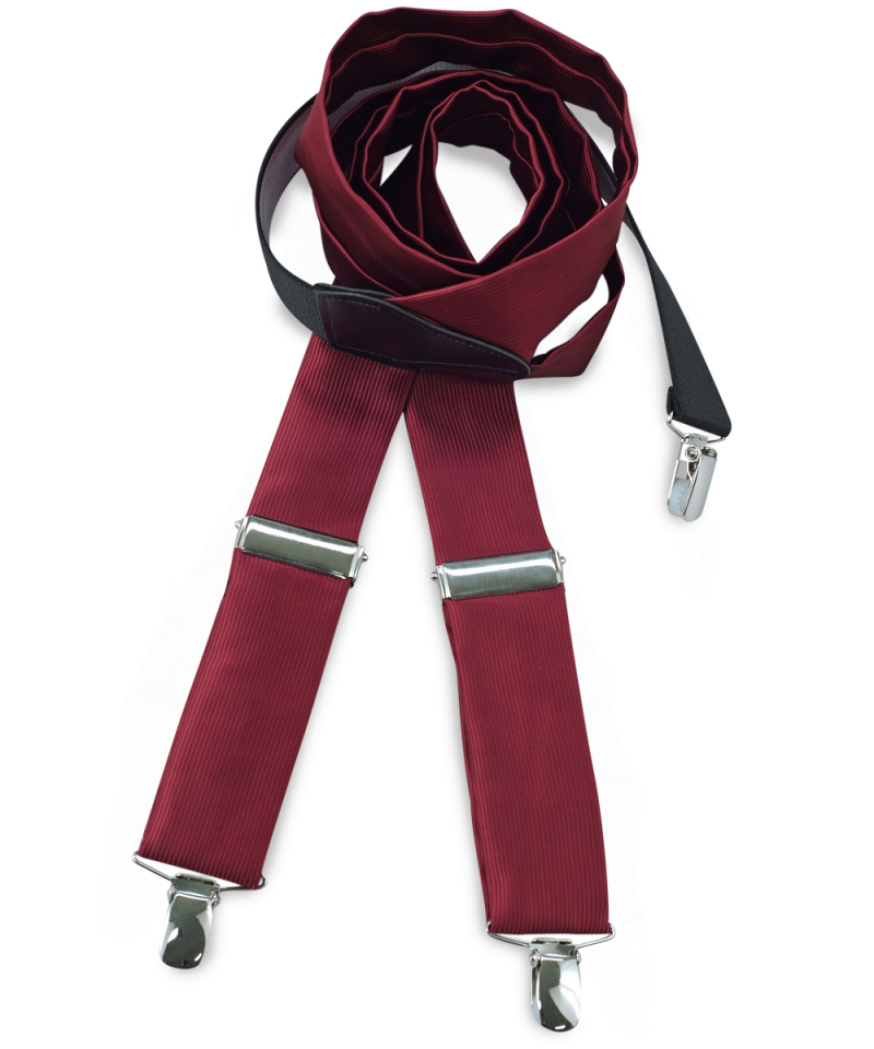 Hosenträger Moricone - bordeaux