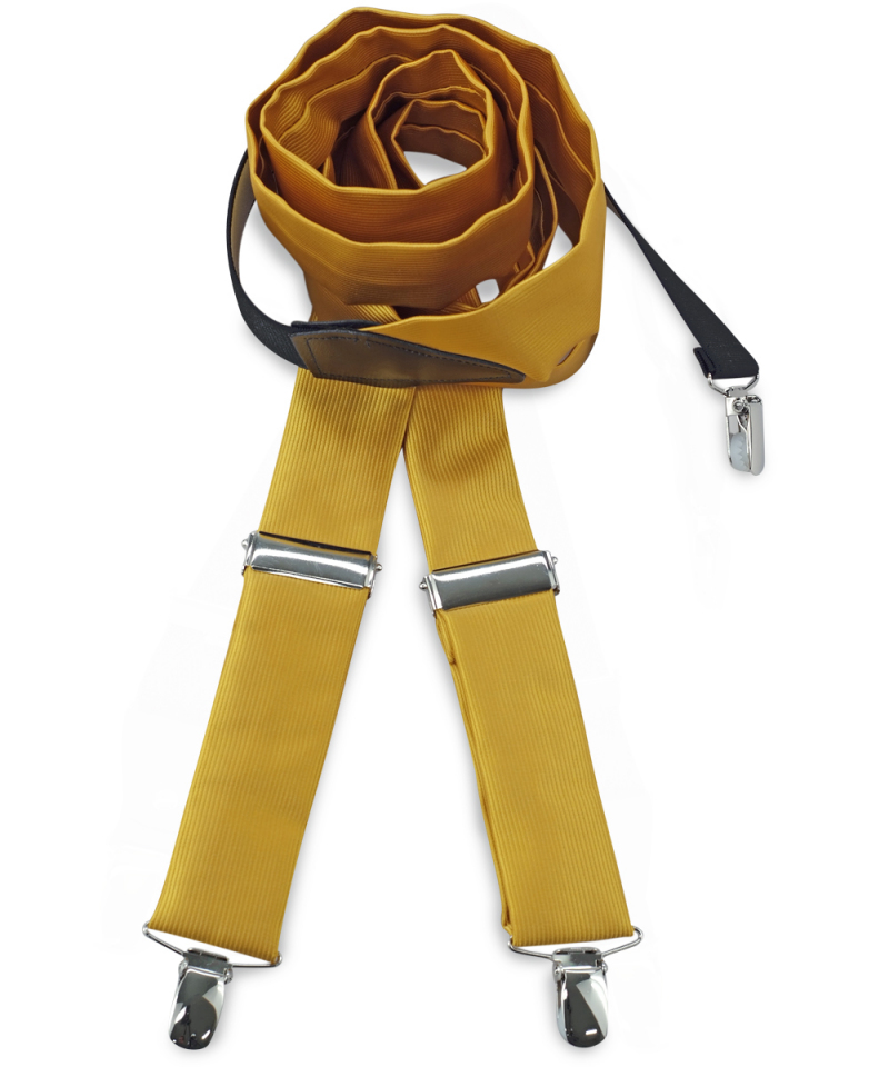 Hosenträger Moricone - goldgelb