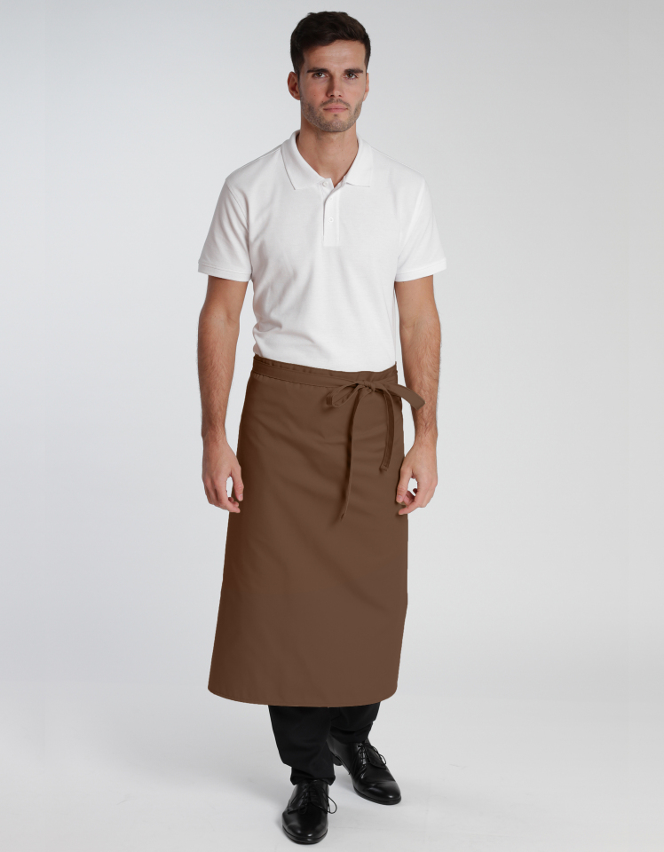 Bistroschürze Roma Classic 80 x 100 cm - toffee