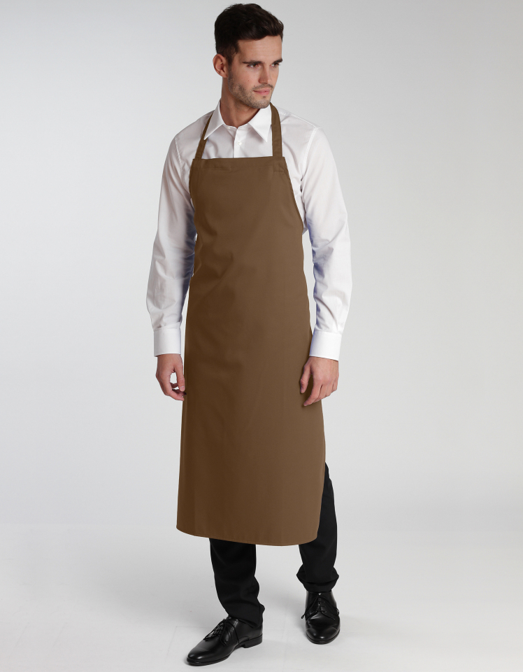 Latzschürze Verona Classic 110 x 75 cm - taupe