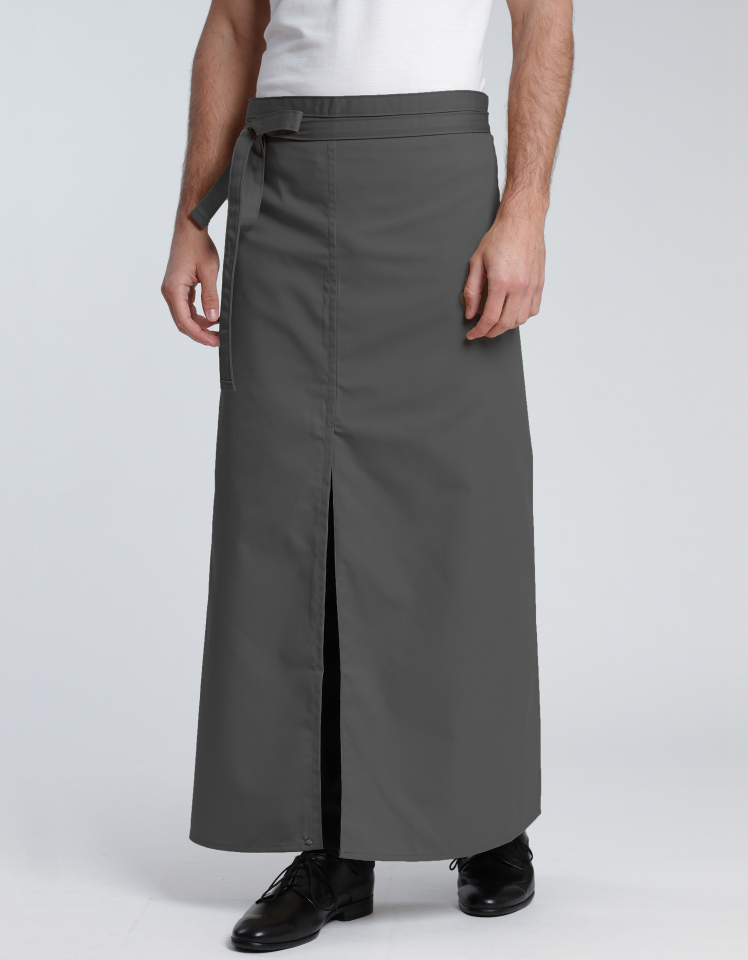 Schlitzschürze Milano Classic 100 x 100 cm - lava