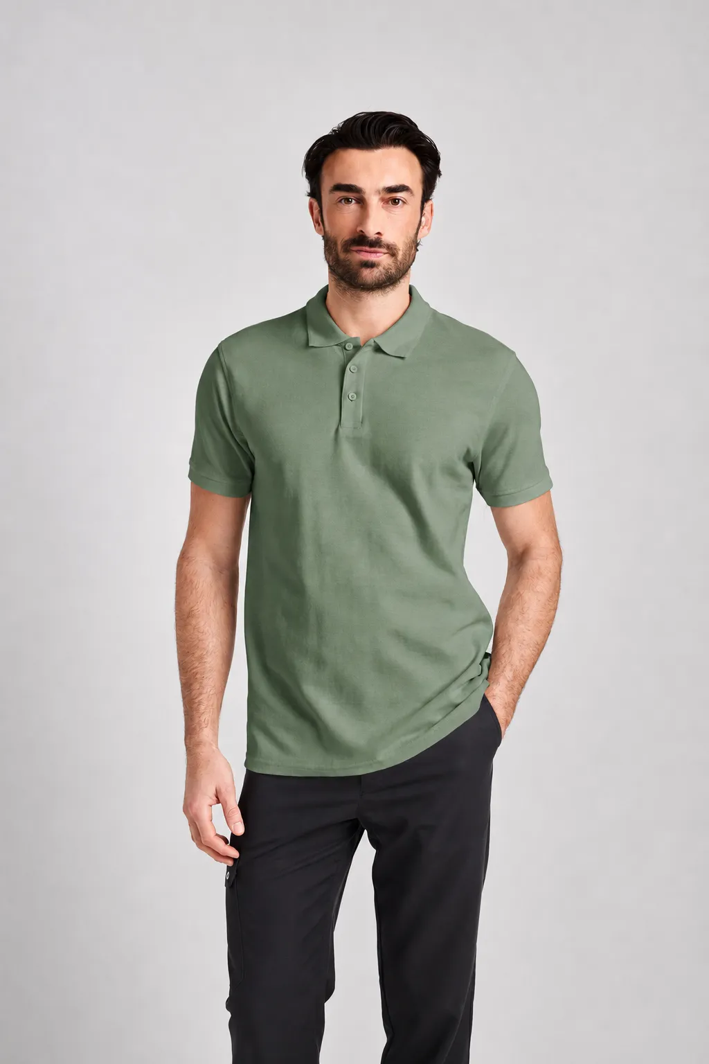 Iseo Man - Poloshirt - olive
