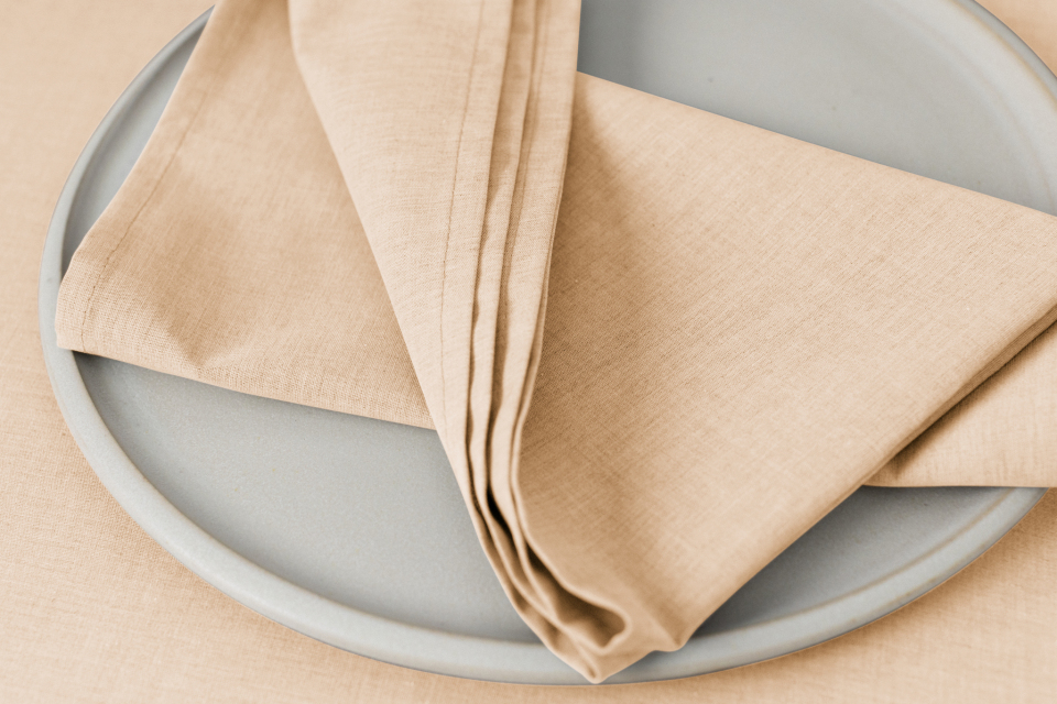 Arezzo 37 x 37 cm Servietten sand