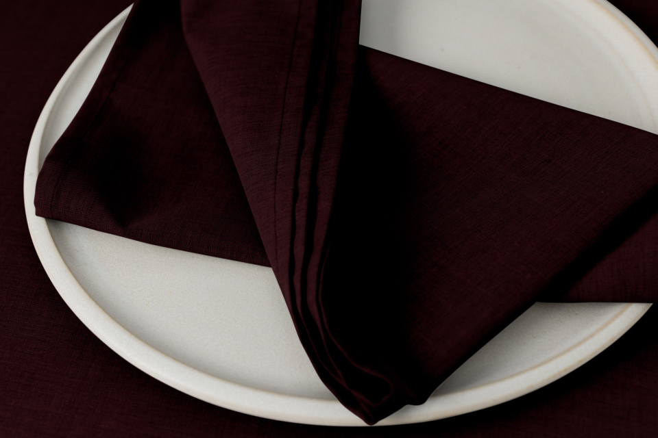 Arezzo 37 x 37 cm Servietten chocolate