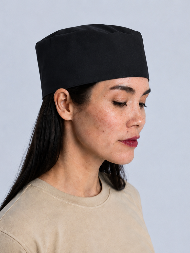 Pineto Classic - Kochmütze - schwarz