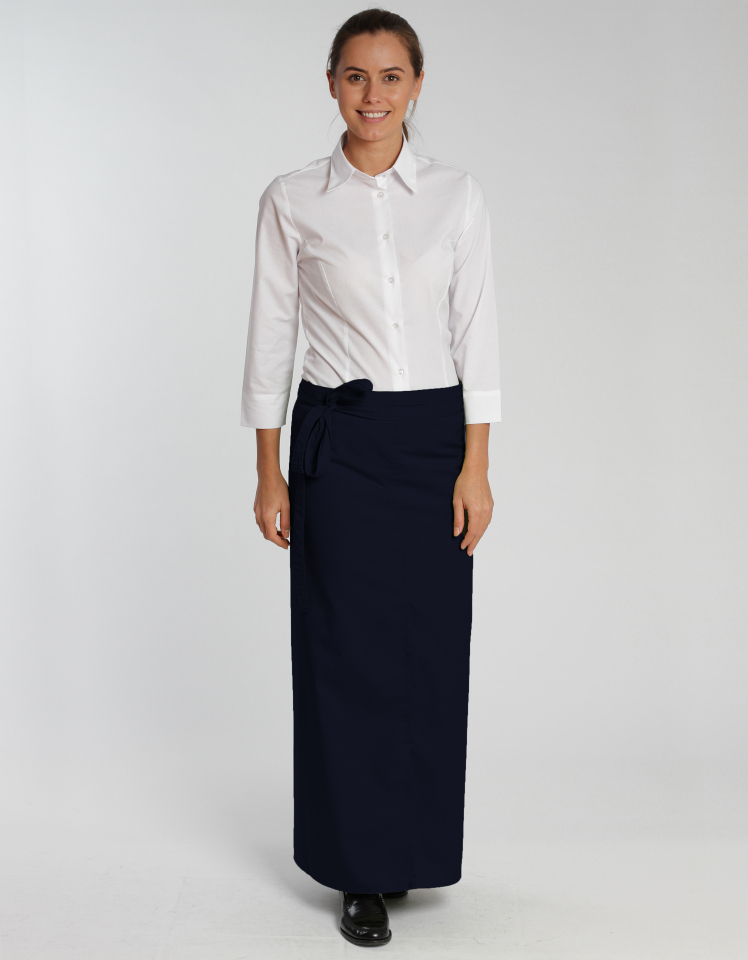 Schlitzschürze Milano Classic 80 x 100 cm - dunkelblau