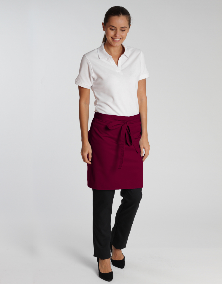 Bistroschürze Roma Classic 50 x 78 cm - cherry