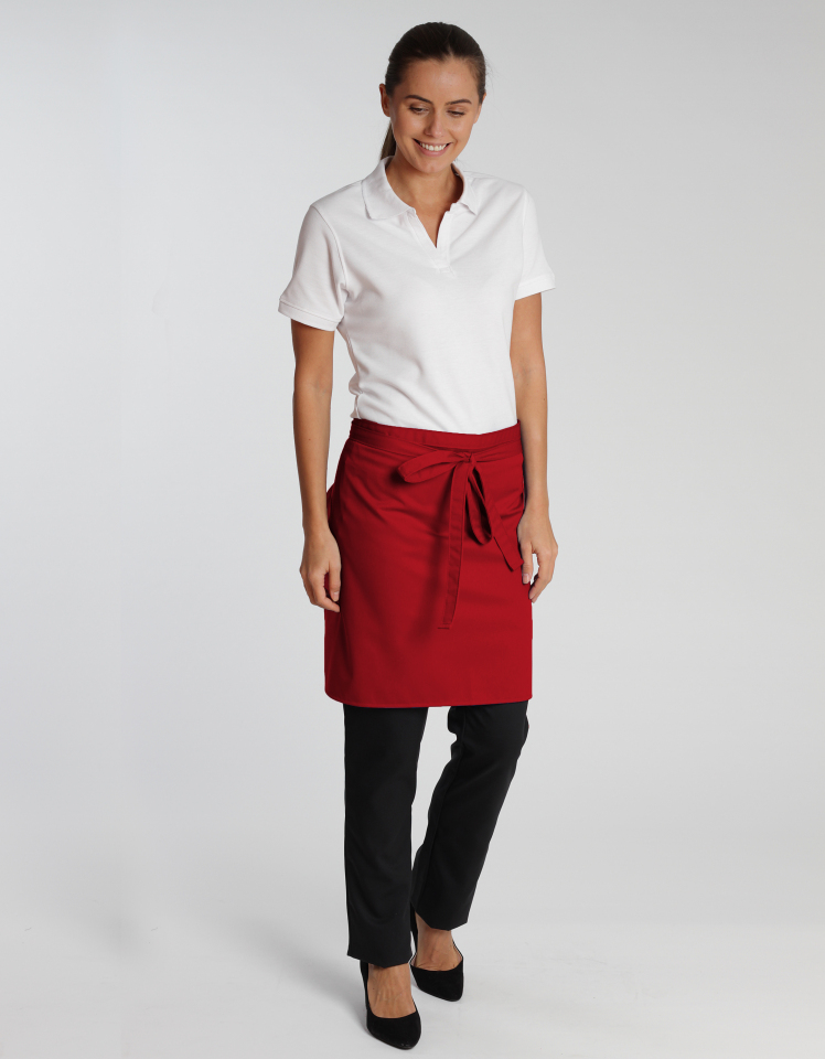 Bistroschürze Roma Classic 50 x 78 cm - rot