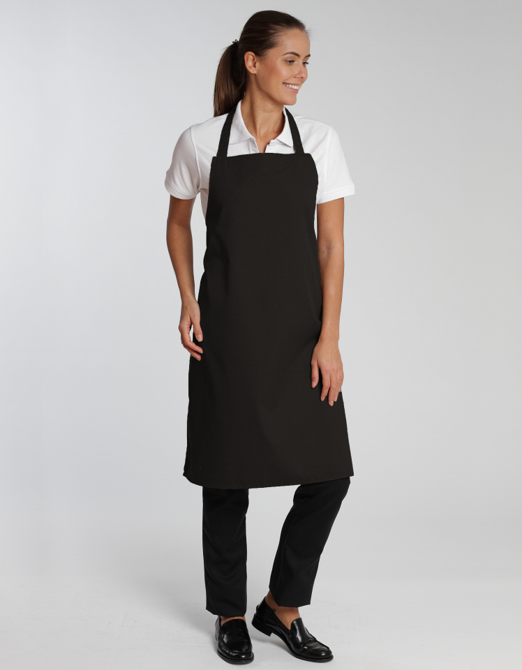 Latzschürze Verona Classic 90 x 75 cm - raven