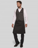 Corcolle Premium waistcoat apron - black - 88 x 94cm