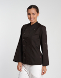 Kochjacke Turin Lady Classic - chocolate