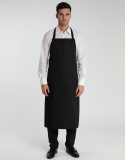 Latzschürze Verona Classic 110 x 75 cm - schwarz