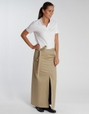 Schlitzschürze Milano Classic 80 x 100 cm - khaki