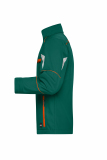 Workwear Softshell Jacket - COLOR - dark-green/orange