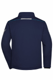 Workwear Softshell Padded Jacket - COLOR - navy/turquoise