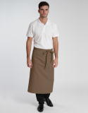 Bistroschürze Roma Classic 80 x 100 cm - taupe