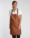 Lederschürze Ustica 75 x 60 cm - cognac
