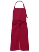 Verona Classic Schlitz Bag - Latzschürze 110 x 75 - cherry