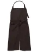 Verona Classic Schlitz Bag - Latzschürze 110 x 75 - chocolate