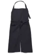 Verona Classic Schlitz Bag - Latzschürze 110 x 75 - raven
