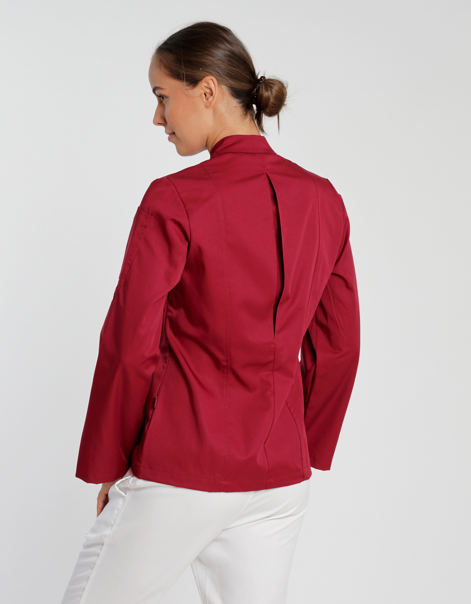 Kochjacke Turin Lady Classic - cherry