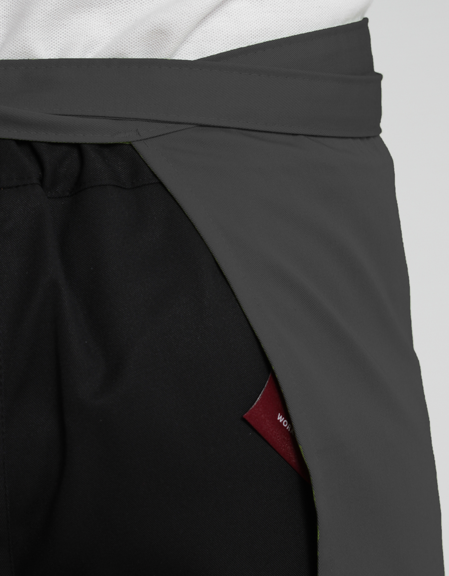 Bistroschürze mit Tasche Roma Classic Bag 80 x 100 - elefant