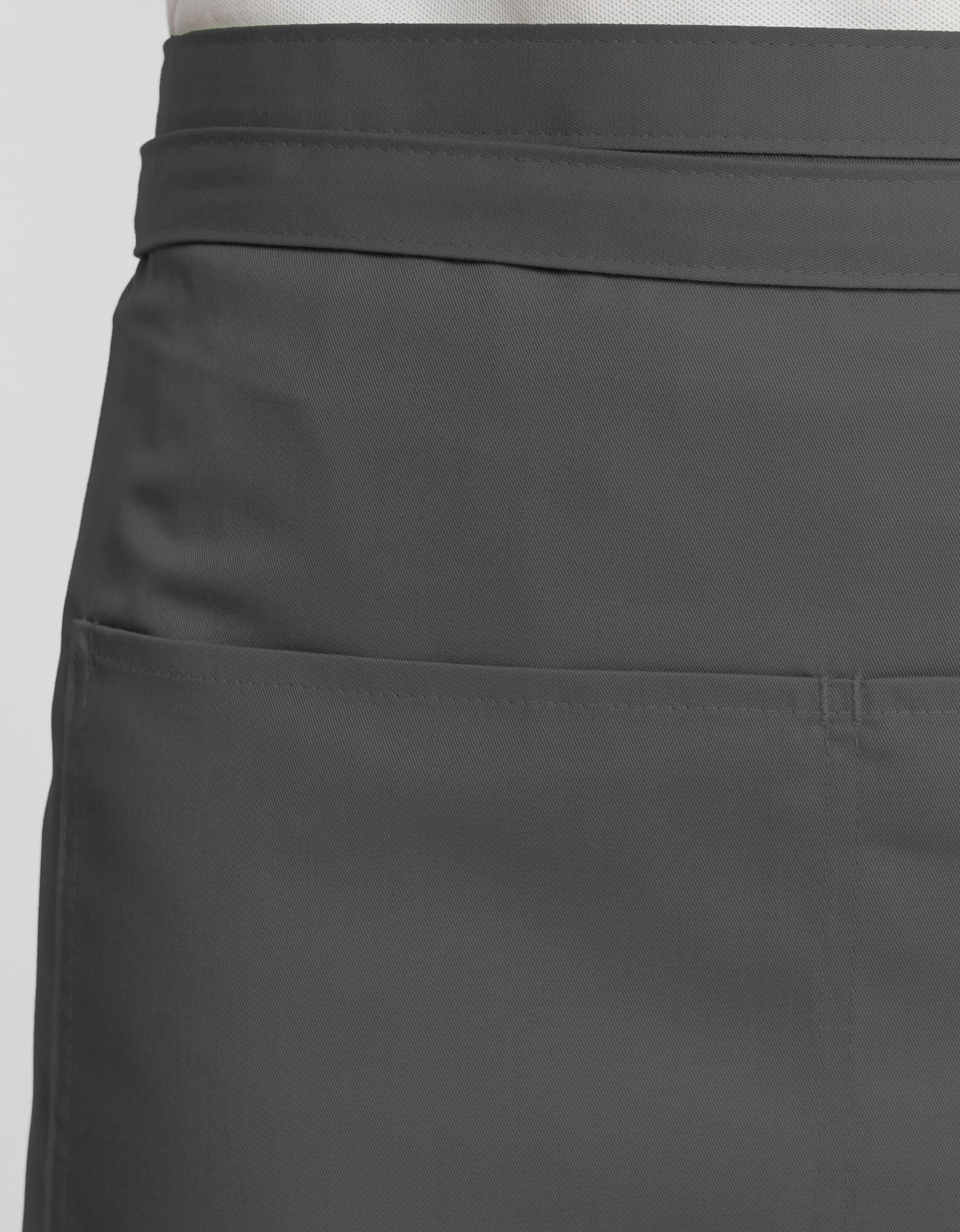 Bistroschürze mit Tasche Roma Classic Bag 80 x 100 - griffin