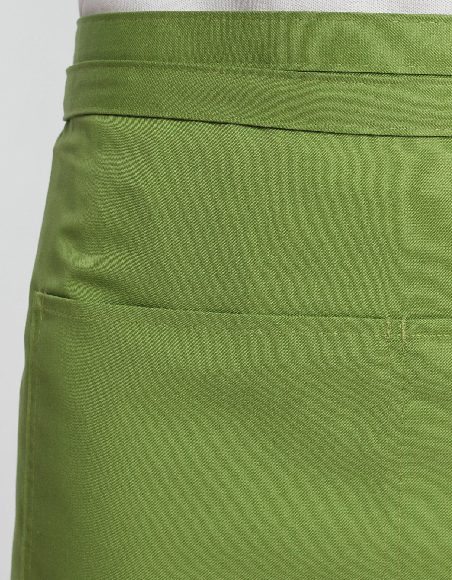 Bistroschürze mit Tasche Roma Classic Bag 80 x 100 - leaf