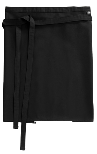 Bistroschürze Roma Classic 50 x 78 cm - schwarz