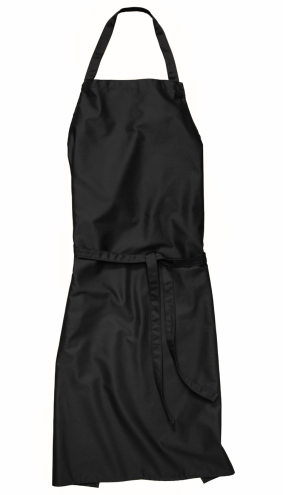 Verona Classic 90 x 75 - Latzschürze - schwarz 