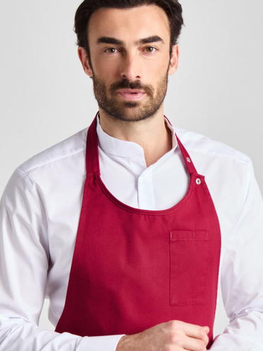 Vittoria Classic 105 x 75 - Latzschürze - cherry 