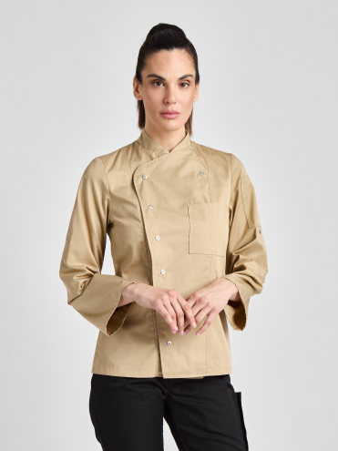 Kochjacke Turin Lady Classic - khaki