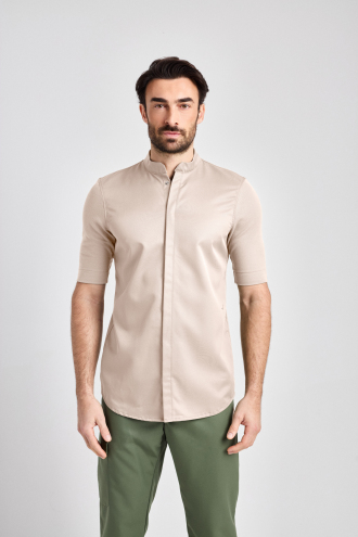 Parla Man Care - Jacke Kurzarm - beige 