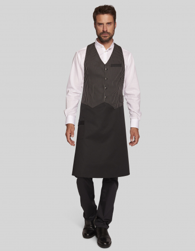 Westenschürze Corcolle Premium 88 x 94 cm - canni-schwarz