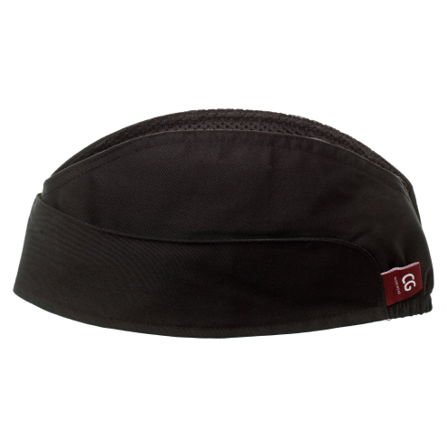 Crecchio Classic - Schiffchen mit Netzeinsatz - schwarz