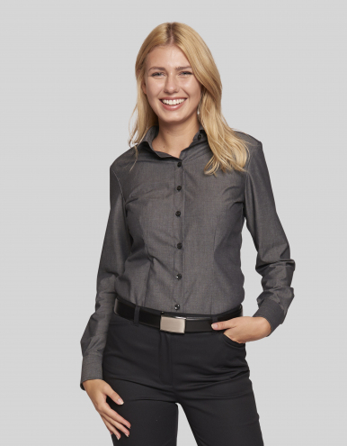 Bluse Meri Lady - dunkelgrau-melange