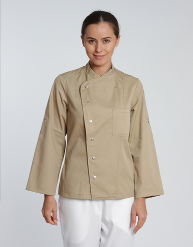 Kochjacke Turin Lady Classic - khaki