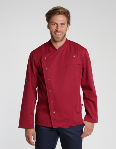 Kochjacke Turin Man Classic - cherry