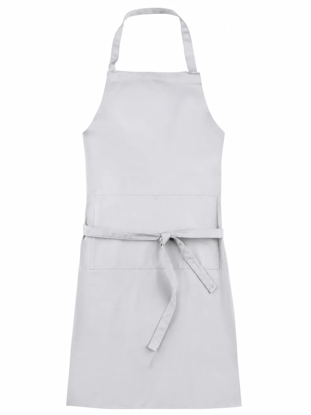 Verona Classic Bag 90 x 75 - Latzschürze - pale grey