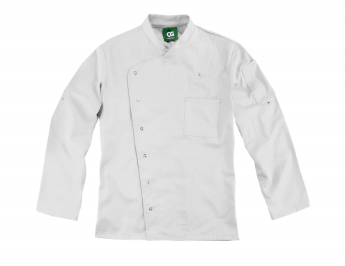 Kochjacke Turin Man GreeNature - coolgrey