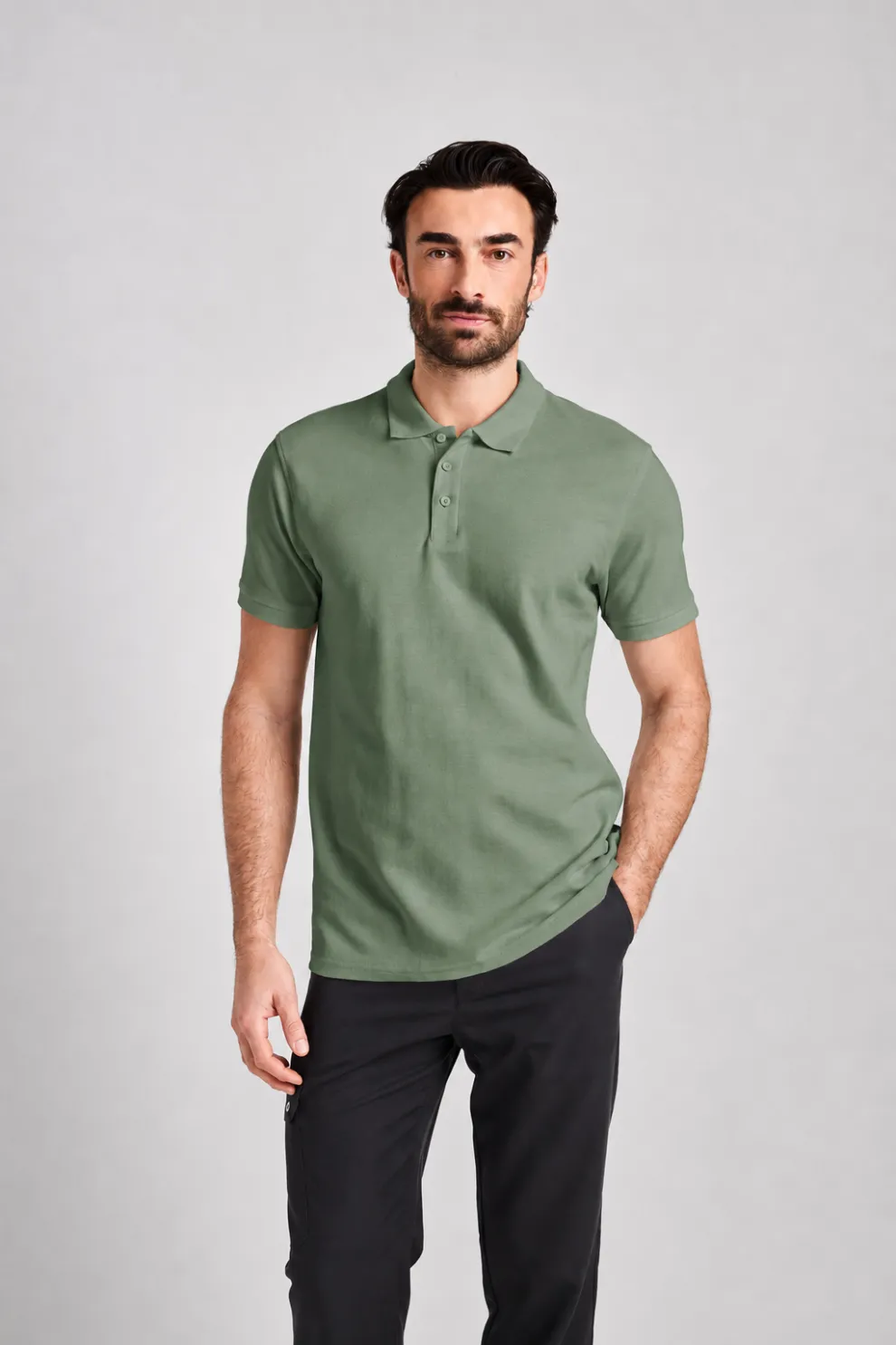 Iseo Man - Poloshirt - olive