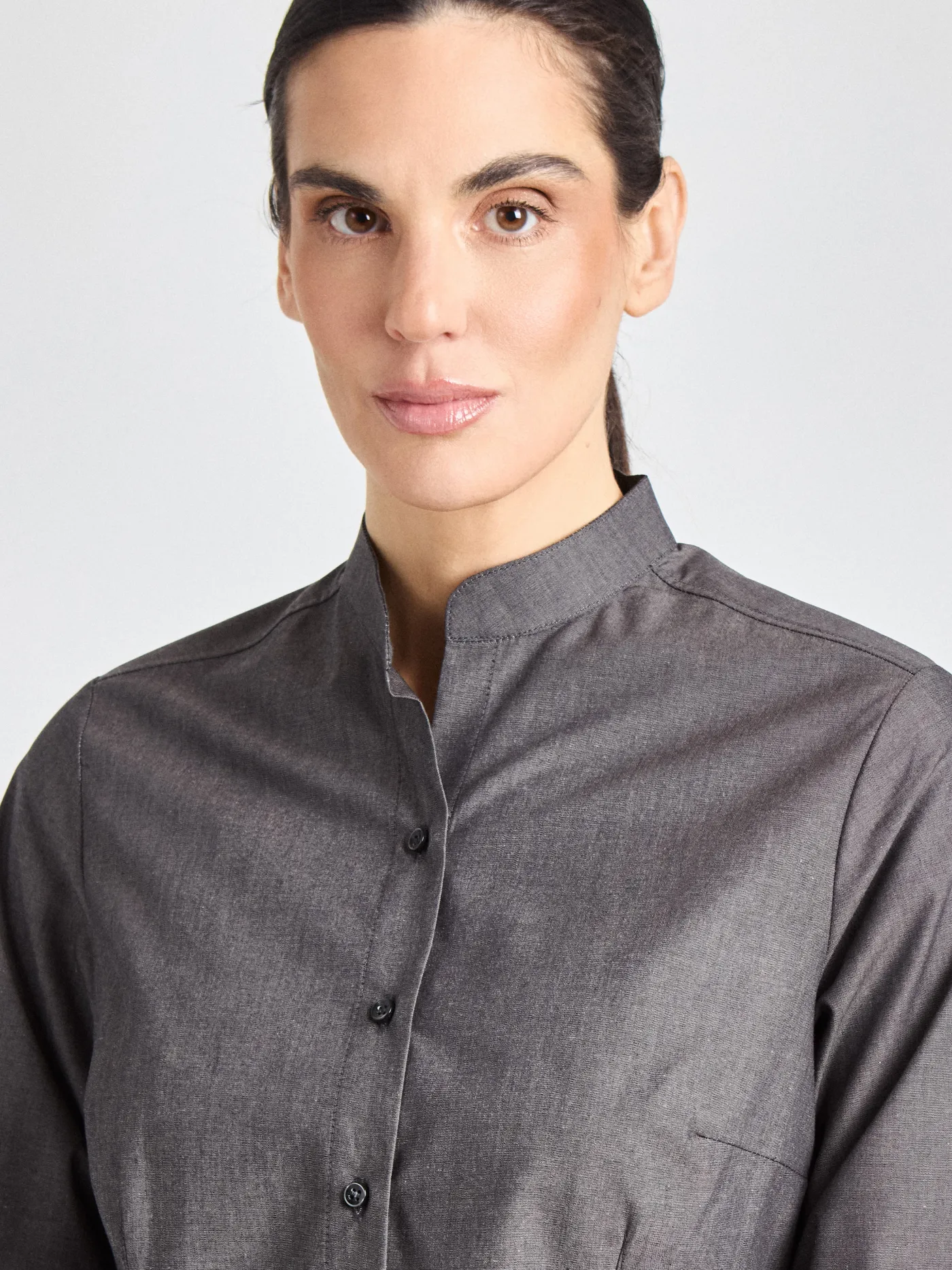 Pacentro Lady Melange - Bluse – dunkelgrau – Bild 5 von 5