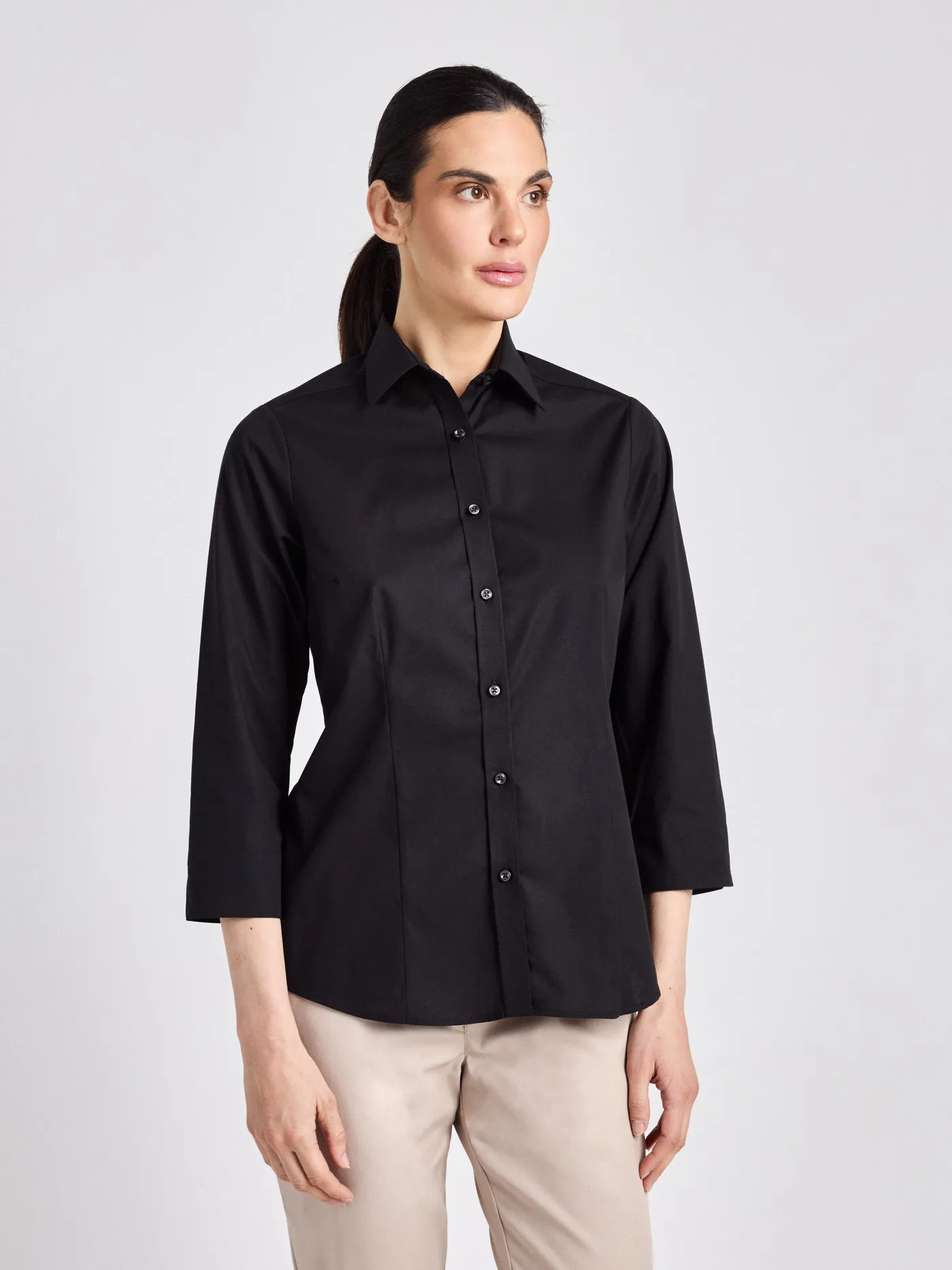 Troina Lady - Bluse – schwarz – Bild 5 von 5