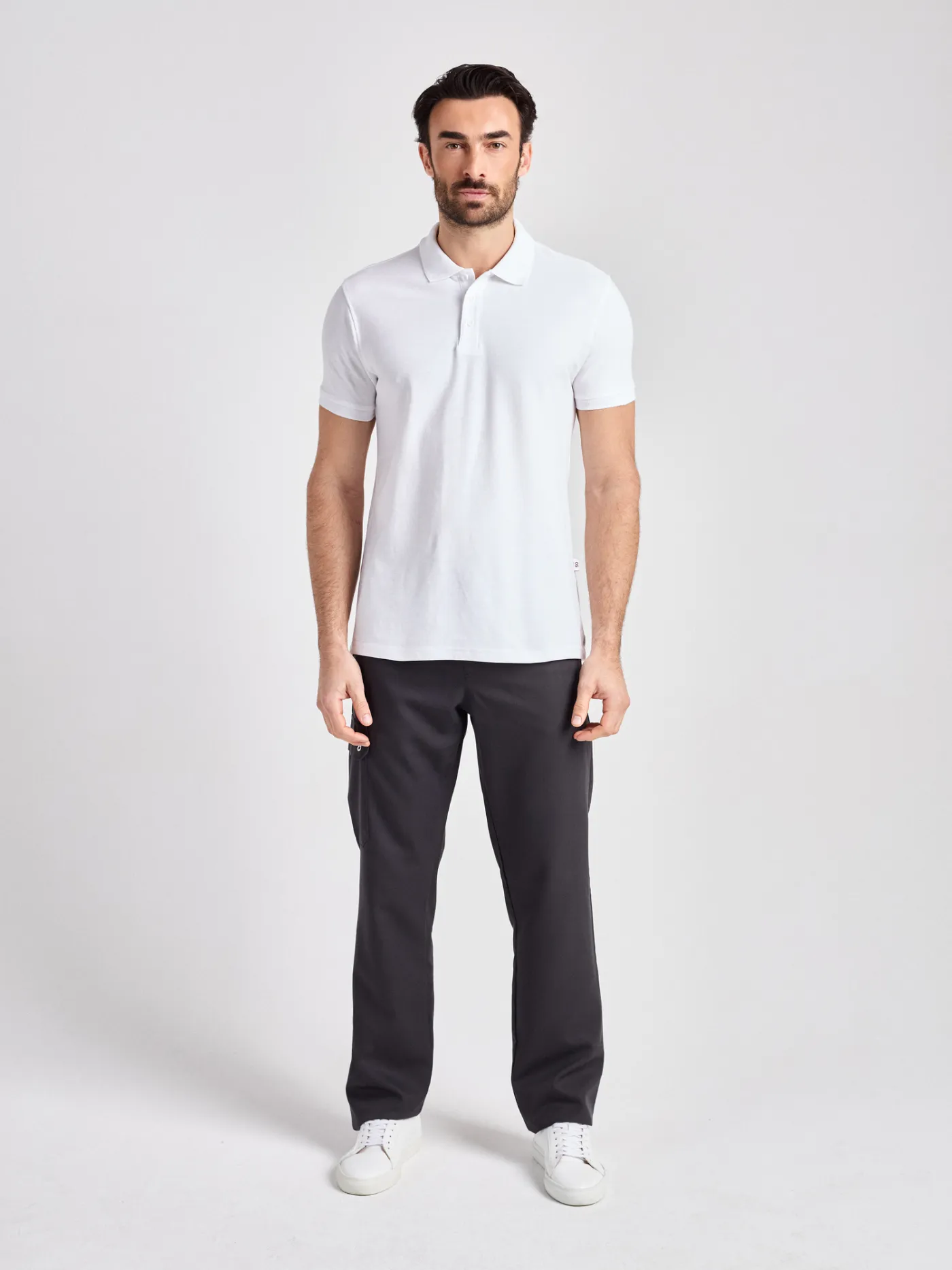 Iseo Man - Poloshirt – weiß – Bild 3 von 5