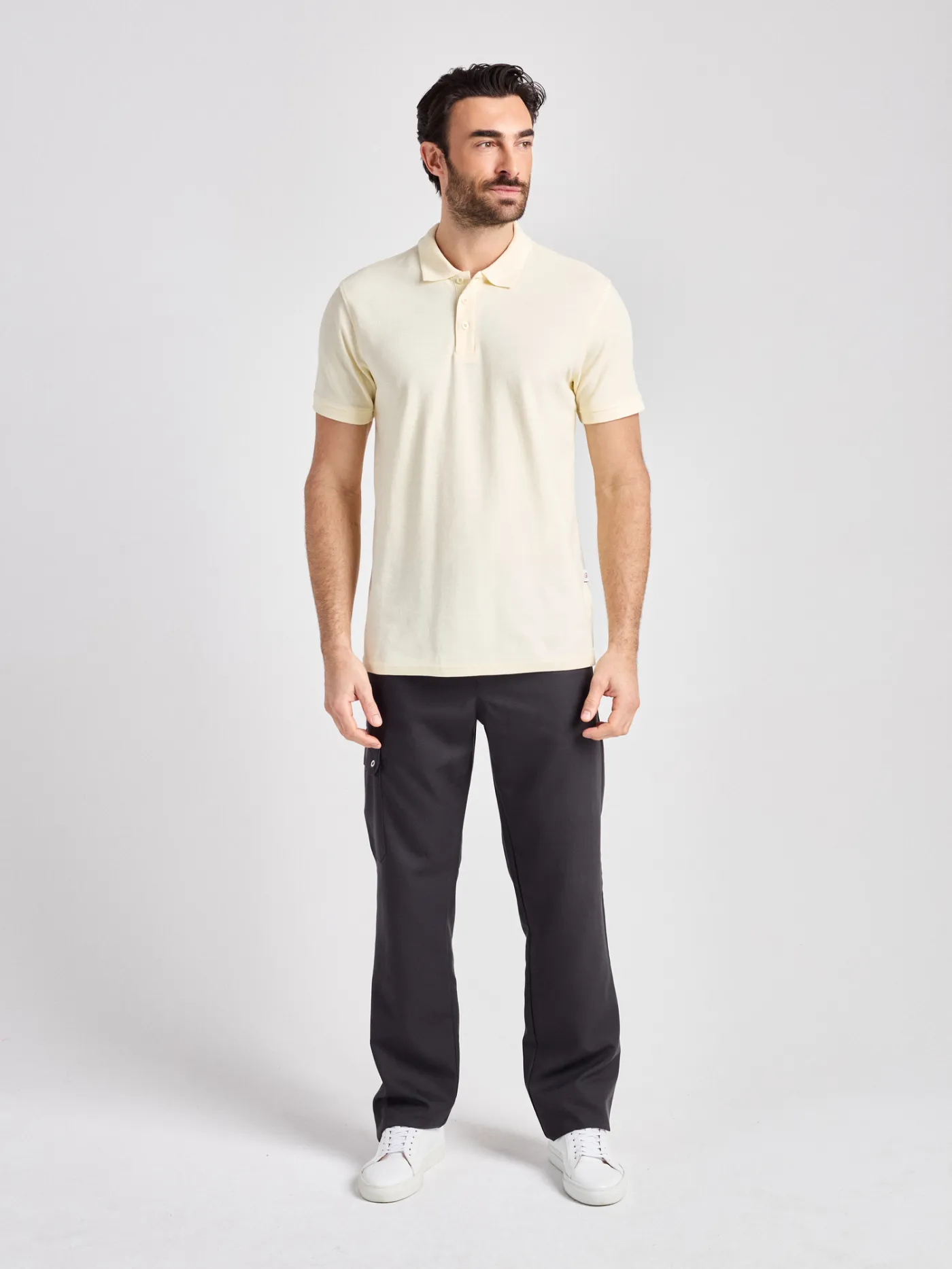 Iseo Man - Poloshirt – champagner – Bild 3 von 5