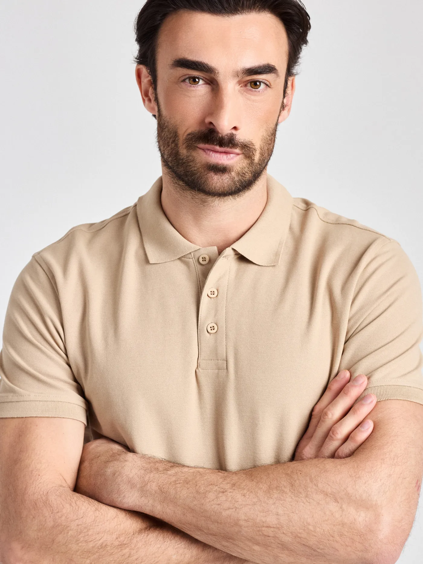 Iseo Man - Poloshirt – natur – Bild 2 von 5